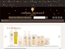 Tablet Screenshot of amphora-retail.com